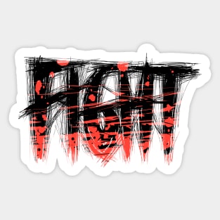 Fight Sticker